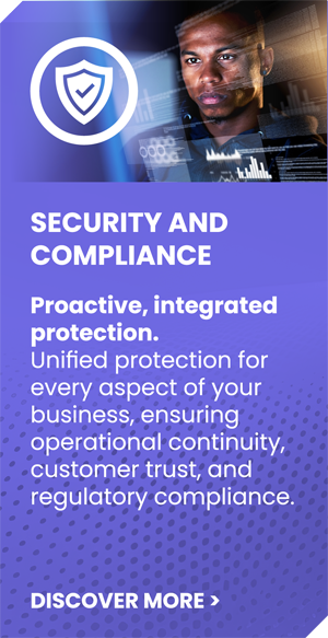SECURITY AND<br />
COMPLIANCE