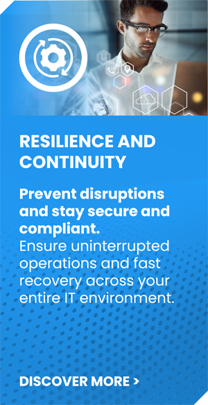 RESILIENCE AND<br />
CONTINUITY